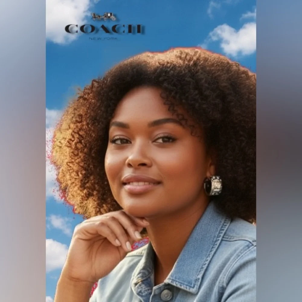 Coach Logo Huggie Earrings White
Enamel Rose Gold Signature “C” NWT + Extras! - Picture 2 of 4